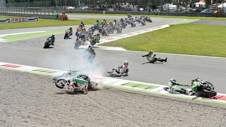 Supersport Monza 2013, accidente