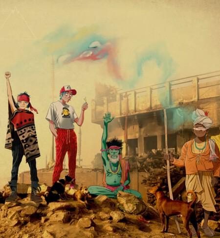 Gorillaz Arte Oficial Pokemon Pikachu 2 D