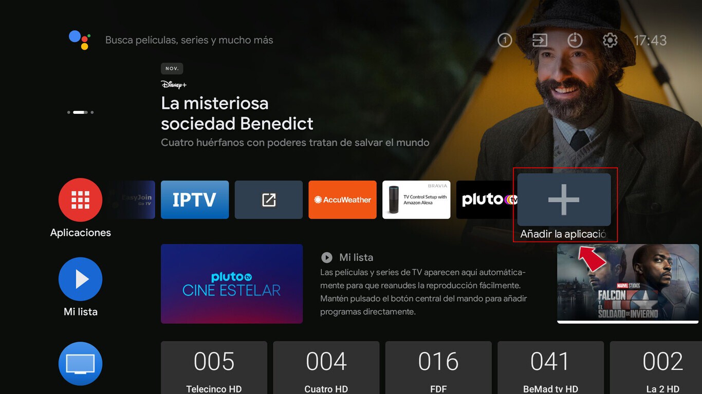 La pantalla de inicio de tu Smart TV con Android TV o Google TV ya no ...