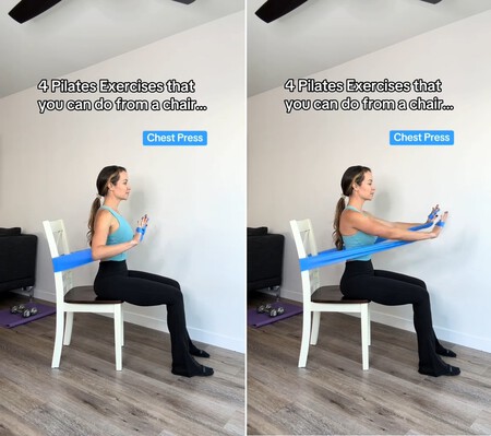 Pilates en silla
