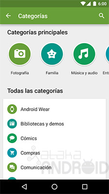 Nuevo Google Play