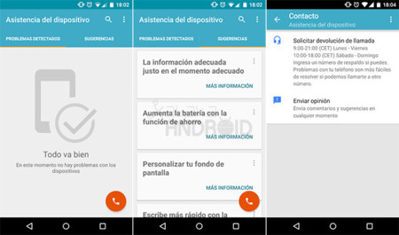 Asistente del dispositivo Nexus
