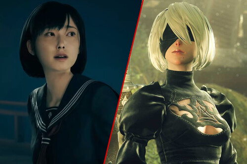 Silent Hil F Nier Automata Comparacion