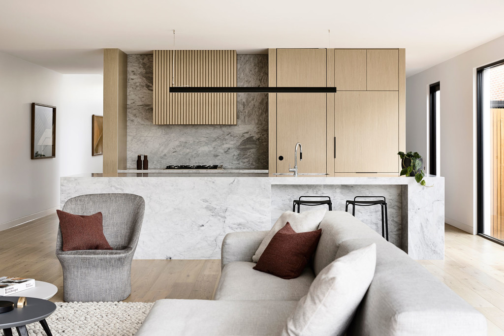 Tendencia en la cocina; las líneas verticales o el relieve de