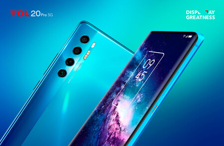 TCL 20 Pro 5G: la cima del catálogo de TCL apuesta por la calidad de pantalla y el diseño