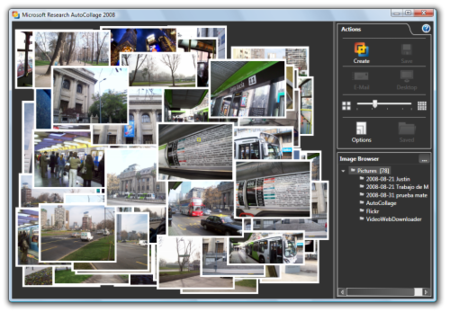 Microsoft AutoCollage, una herramienta para crear composiciones de fotos