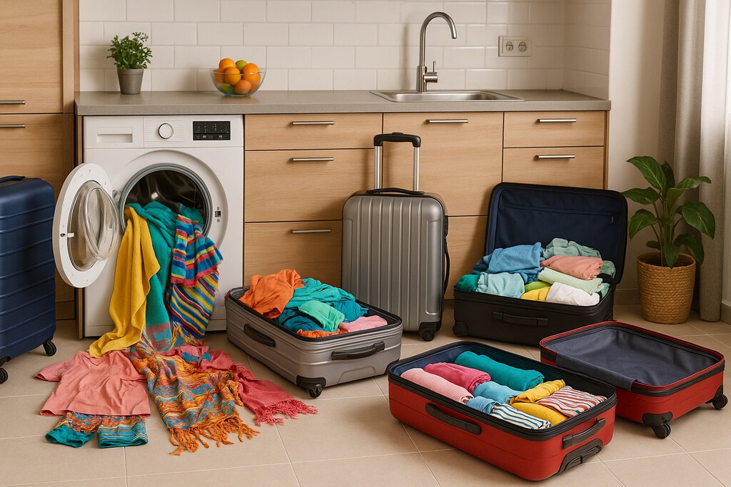 Acabo de llegar de vacaciones y toca lavar la ropa, bañadores y toallas para que se mantengan en buen estado: así podemos hacerlo