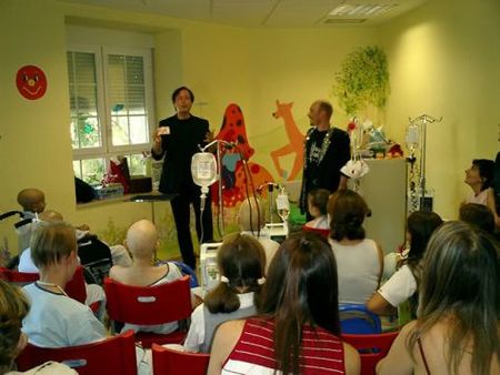 Magia para los niños hospitalizados