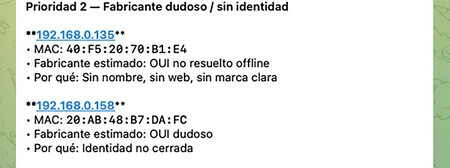 Dos candidatos detectados por Hermes