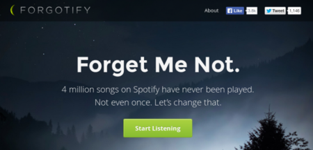 Forgotify: descubriendo canciones nunca escuchadas