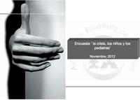 Los pediatras hablan: los recortes perjudican la salud