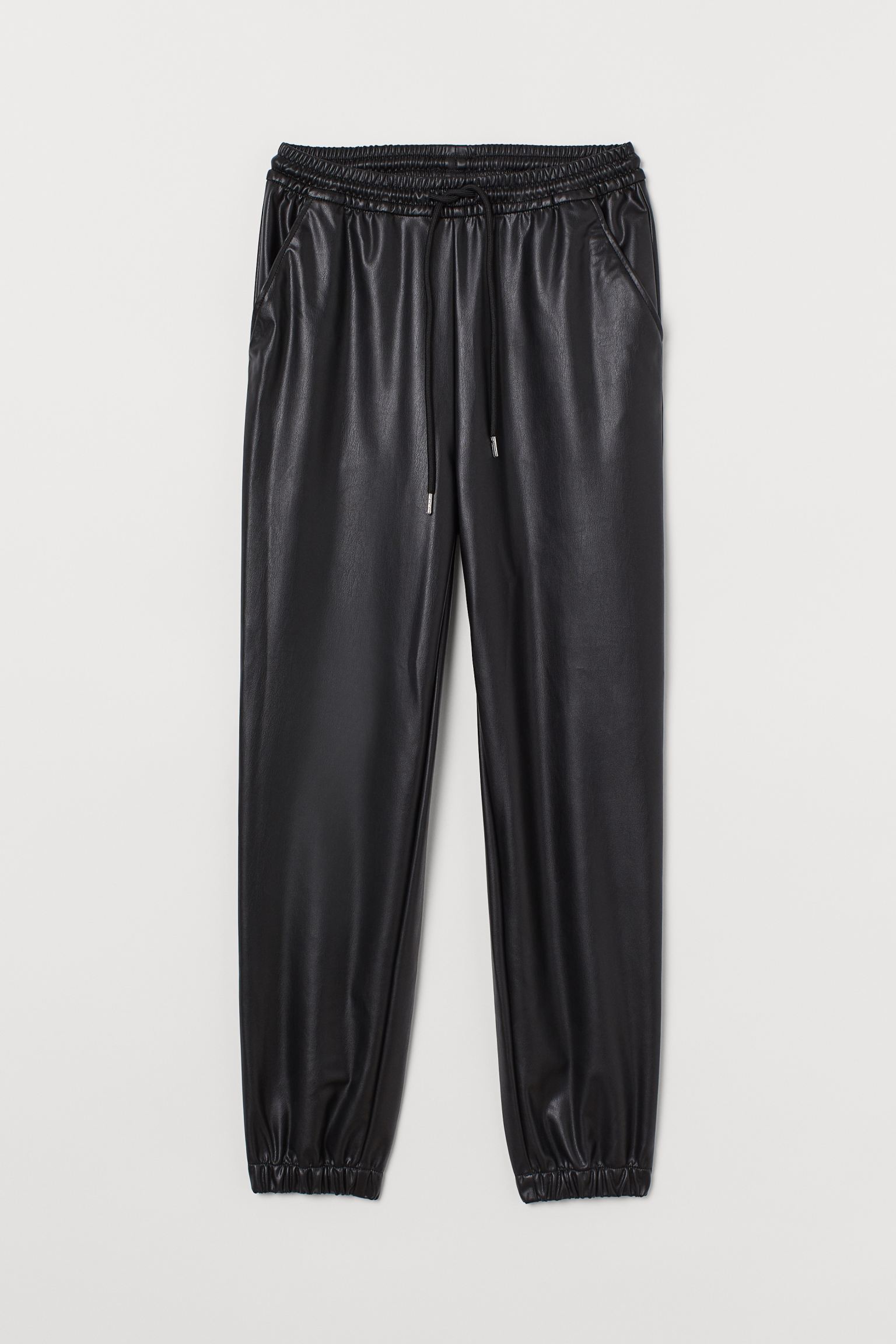 Joggers en piel sintética