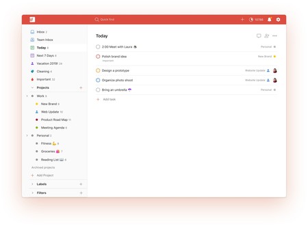 todoist calendar apps