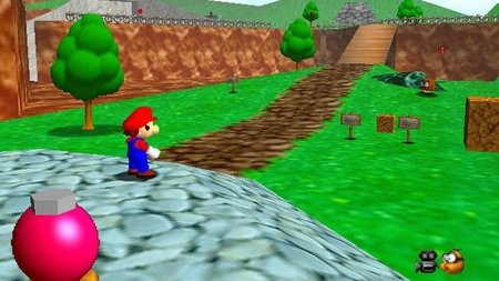 'Super Mario 64'. Consiguiendo estrellas sin pulsar el botón 'A'
