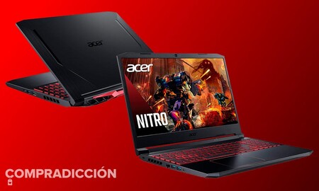 Este potente portátil gaming lleva 170 euros de rebaja en PcComponentes: Acer Nitro 5 AN515-55-72GW por 779 euros con envío gratis