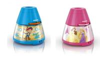 Lámparas con proyector de los personajes de Disney 