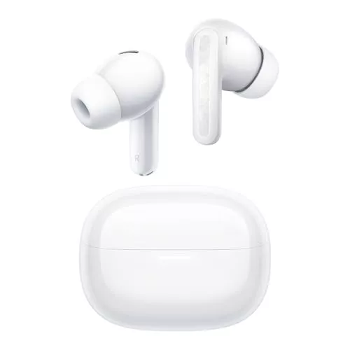 XIAOMI Redmi Buds 5 Pro - Auriculares inalámbricos con cancelación Activa de Ruido de hasta 52 dB, hasta 10 Horas de autonomía y 38 Horas con el Estuche de Carga, Blanco (Versión ES)