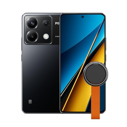 Xiaomi Poco X6 - Smartphone de 12+256 GB, Pantalla AMOLED de 6.67” 120Hz 1.5K, Snapdragon 7s Gen 2, Triple cámara de hasta 64MP, 5000mAh, Negro (Versión ES)