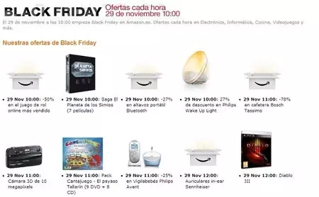 Amazon se une al Black Friday en España con descuentos de más del 50 %