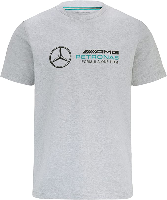 MERCEDES AMG PETRONAS Camiseta oficial de Fórmula 1 de Fórmula 1, gran logotipo