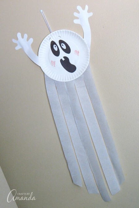 Paper Plate Ghost V