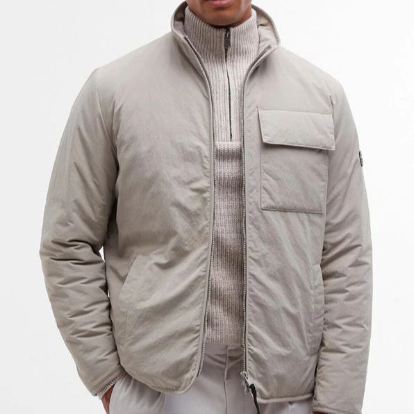 Chaqueta acolchada de hombre de cremallera
