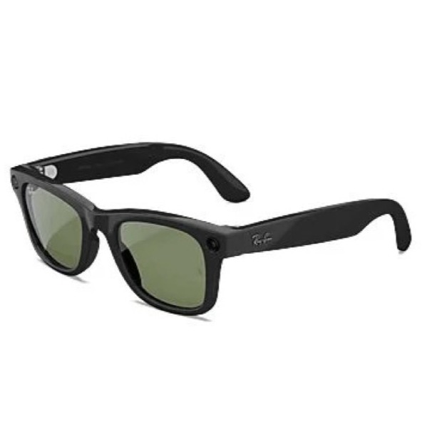 Ray-Ban Meta Wayfarer (Gen 2), Negro brillante, Lentes en verde, Talla estándar