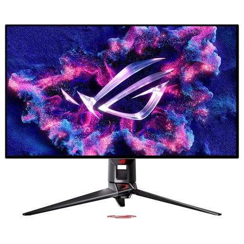 ASUS ROG Swift OLED PG32UCDP - Monitor Gaming de 31,5", 4K 240Hz o FHD 480Hz, 0,03 ms, AI Assistant, Antiparpadeo, disipador Personalizado, Care, Type-C (90W), DisplayWidget Center