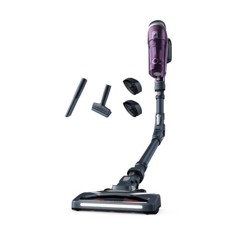 Rowenta x-force flex 8.60 aspirapolvere senza fili, kit allergy care,185 w, scopa elettrica senza fili leggera, aspirapolvere senza sacco multisuperfi
