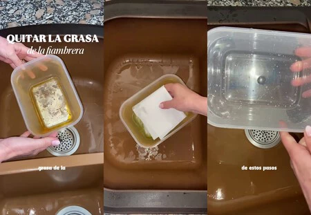 Julia Y Natalia Expertas En Limpieza Para Eliminar La Grasa De Los Tuppers Ponemos Un Papel De Cocina Con Vinagre Y Lavavajillas Y Agitamos