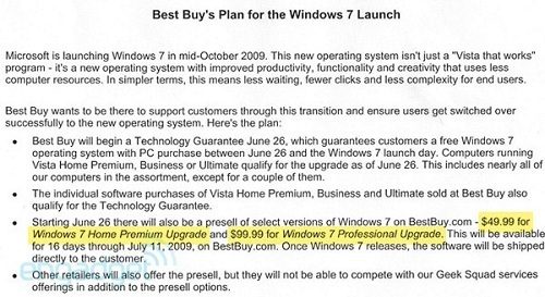 Memo de Best Buy