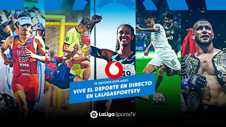 Vodafone TV integra gratis LaLigaSportsTV: más de 30 deportes diferentes en directo y bajo demanda