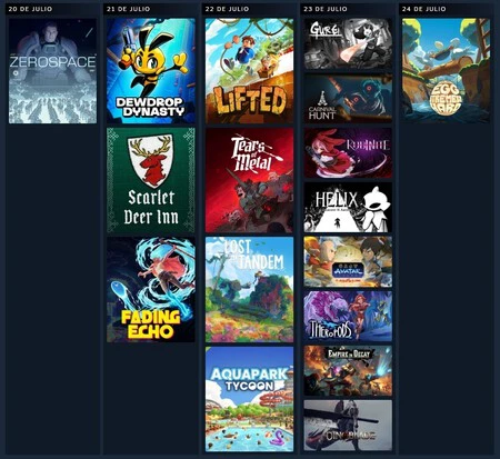 Steam Calendario
