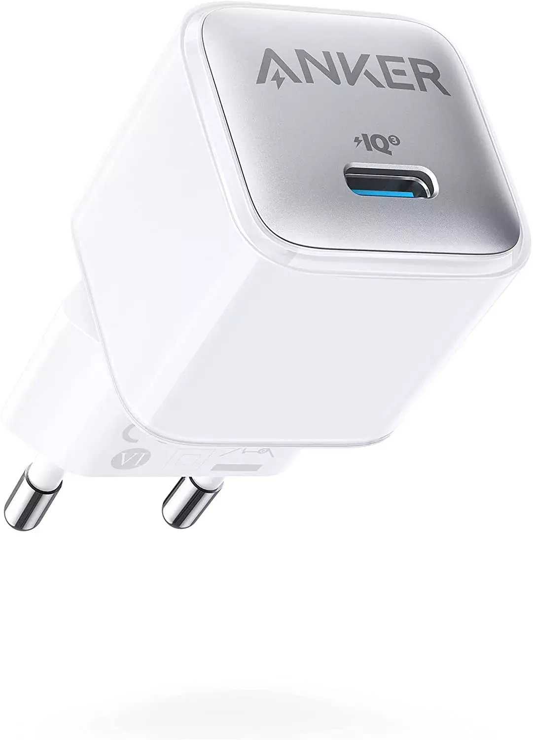 Anker 511 充電器 (Anker Nano Pro) 20W PIQ 3.0 急速充電器 USB C 充電器 iPhone 13/13 Mini/13 Pro/13 Pro Max/12、iPad/iPad Mini、Pixel、アイスブラックに対応 (ケーブルは付属しません)