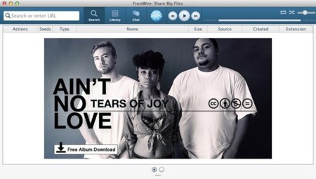 El cliente de BitTorrent FrostWire ya permite hacer donaciones a tus contenidos favoritos