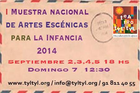 La semana que viene se celebra la I Muestra Nacional de Artes Escénicas para la Infancia