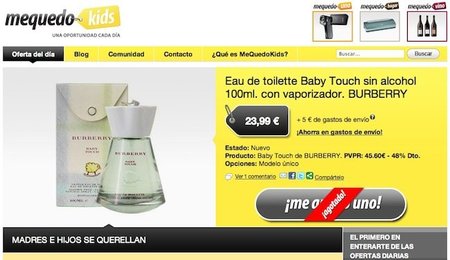 MeQuedoKids, outlet online de productos infantiles