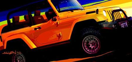 Bocetos de Mopar para el 44th Annual Easter Jeep Safari