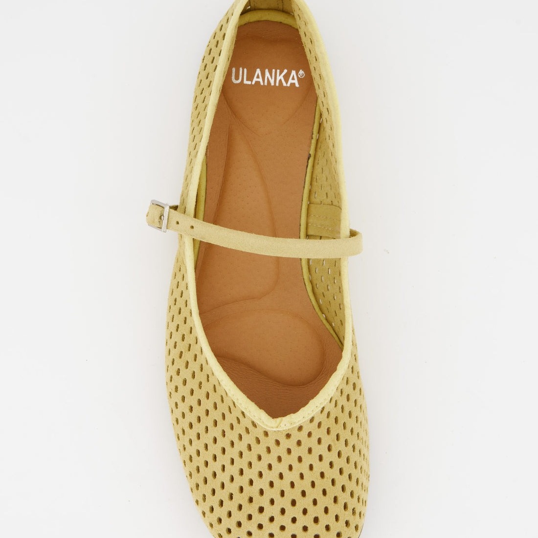 Bailarinas Mary Jane de ante troquelado - Muni
