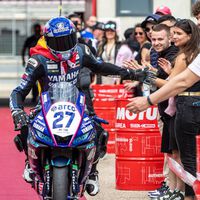 Álvaro Díaz se proclama campeón del mundo en Portimao y mantiene el dominio español en Supersport 300 