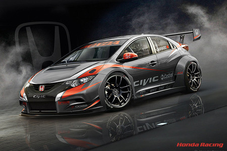 Honda descubre el primer boceto de su musculoso Civic para el WTCC