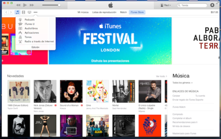 iTunes 12 ahora disponible para OS X Mavericks y Windows