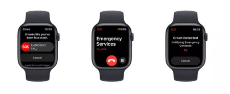 Apple Watch Series 8 のクラッシュ