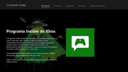 ¿Eres usuario insider en Xbox? Pues ya puedes controlar lo relativo al programa desde tu PC con Windows 10