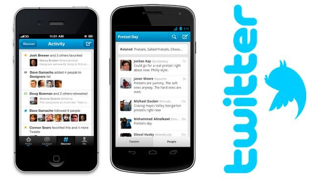 Actualizaciones en los clientes Twitter de Android y iOS