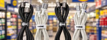 Hoy en Lidl, los cables trenzados baratos para tu móvil. Cuestan menos de 3 euros y son compatibles con Power Delivery 