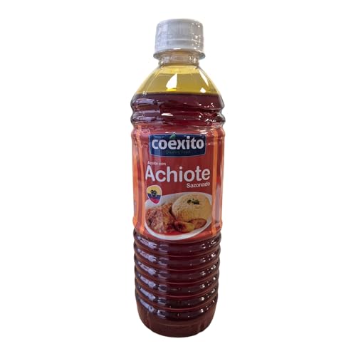 Aceite de Achiote Sazonado Coexito 450 ml | Color y Sabor Natural | Hecho en Ecuador | Cocina Auténtica Latina