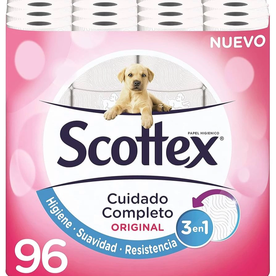 Scottex Orginal Papel Higiénico 96 rollos