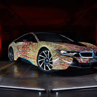 Con este colorido BMW i8, la marca rinde homenaje a la cultura italiana