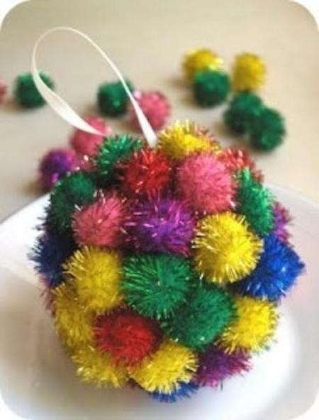 Decoración Pompones